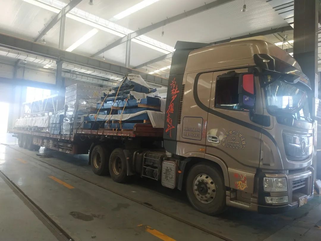 進擊！泉工股份生產線發貨華中，助力地區基建建設