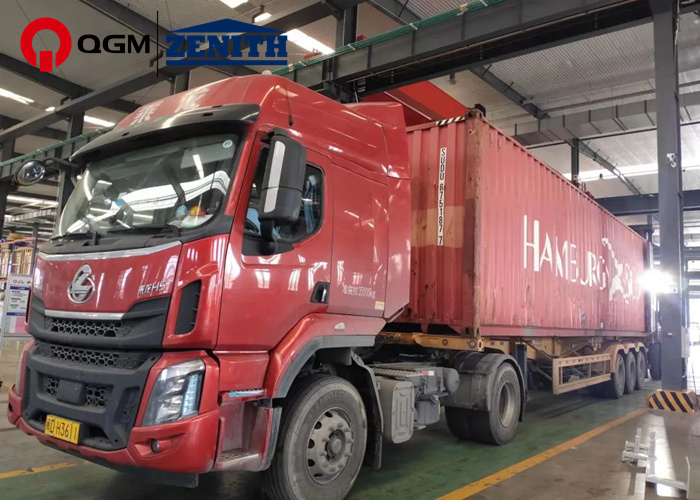 項目發貨| 3年2度合作，泉工股份QT10全自動生態砌塊成型加高機生產線發貨孟加拉，助力河道治理項目建設