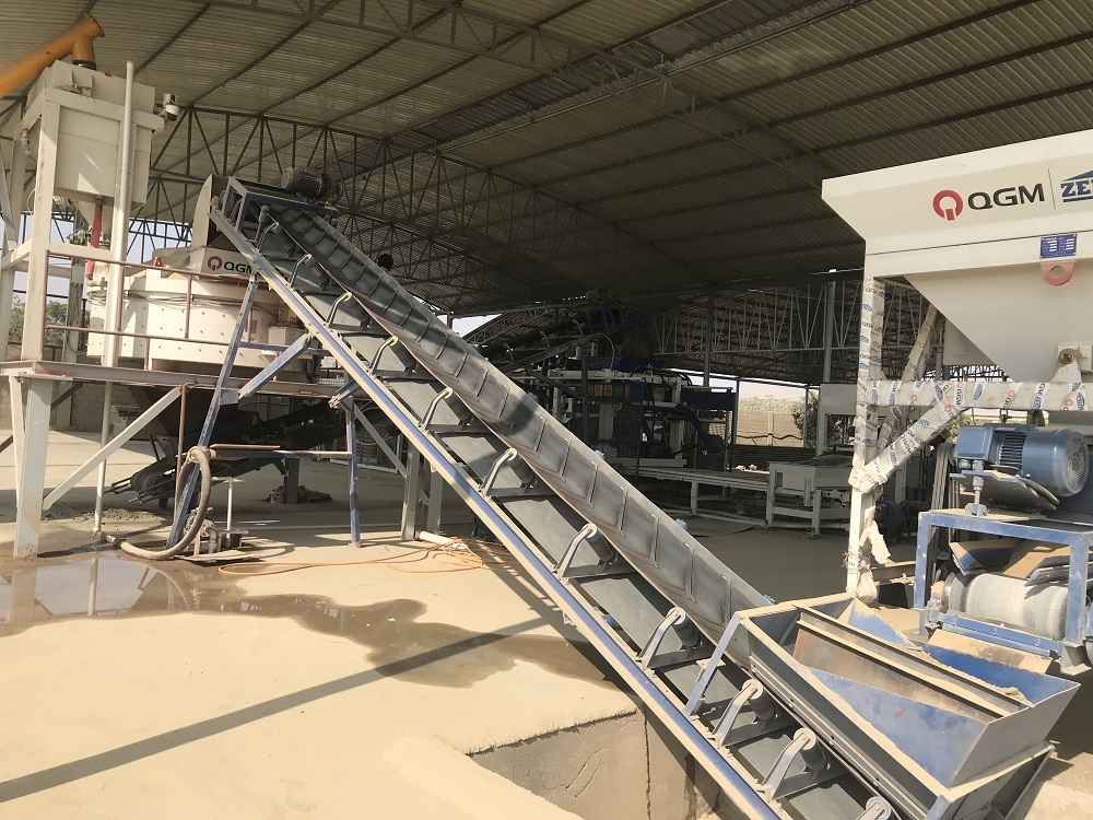 QGM ZN900C全自動制磚生產線再次強勢助力巴基斯坦建筑行業